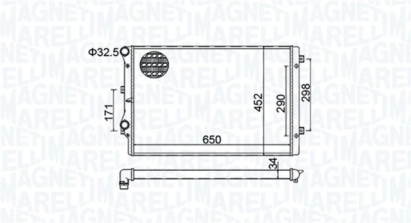 Radiator, engine cooling